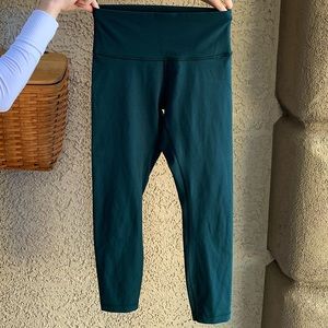 Lululemon Wunder Under Tight Dark Green